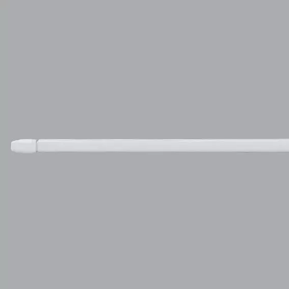 Kit de 2 barras extensibles con puntas ovlaladas ( 30 à 40 cm) Blanco 1