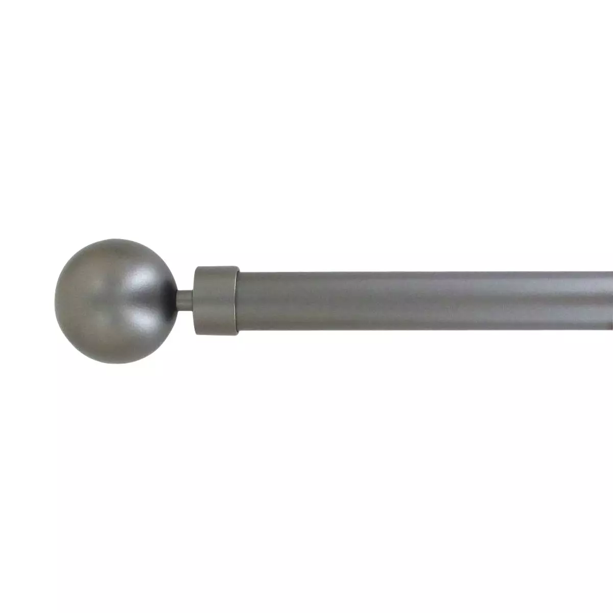 Kit de barra extensible (L120 - L210 cm / D28 mm) Gaïa Gris 1