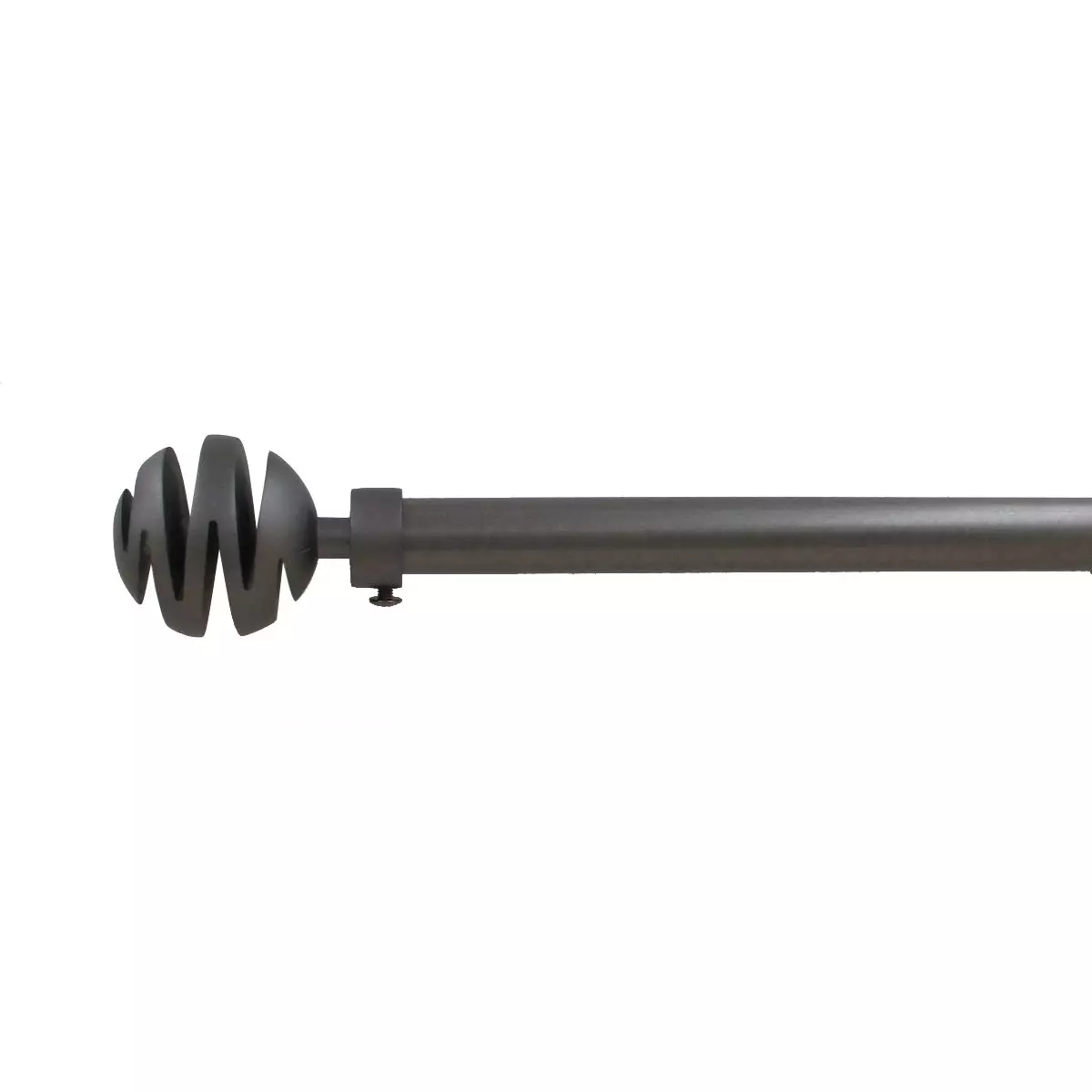 Kit de tringle extensible (L210 - L380 cm / D19 mm) Villalouise Gris 1