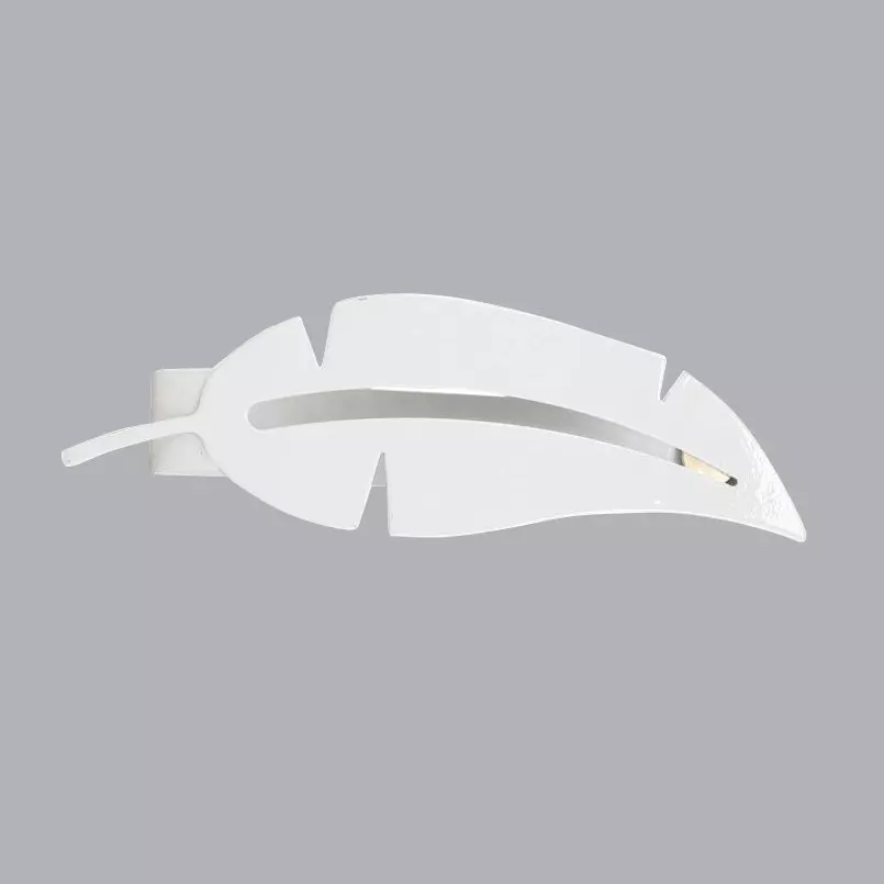 Alzapaño Pluma Blanco laqueado 1