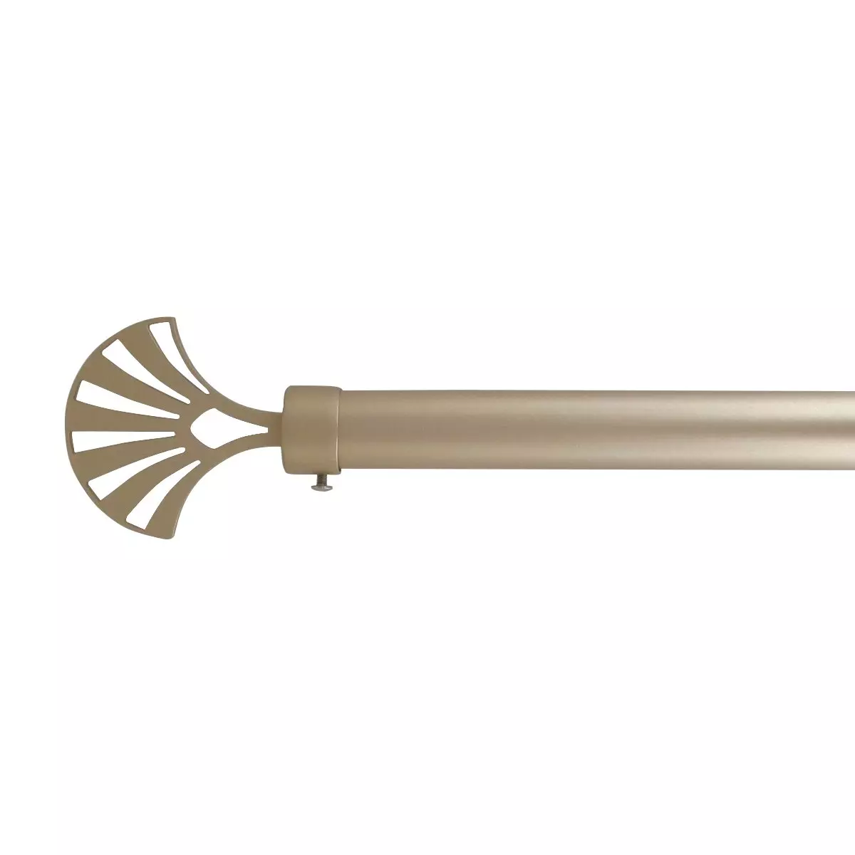 Kit de tringle extensible (L120 - L210 cm / D28 mm) Lux Or mat 1