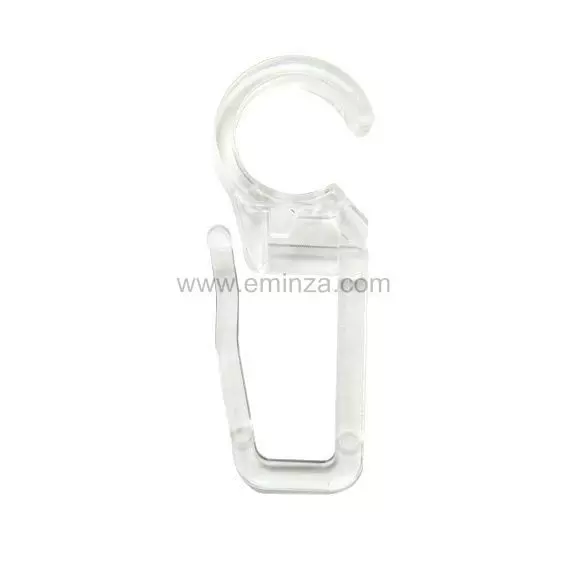 Lote de 10 grapas (D20 mm) Transparente 1