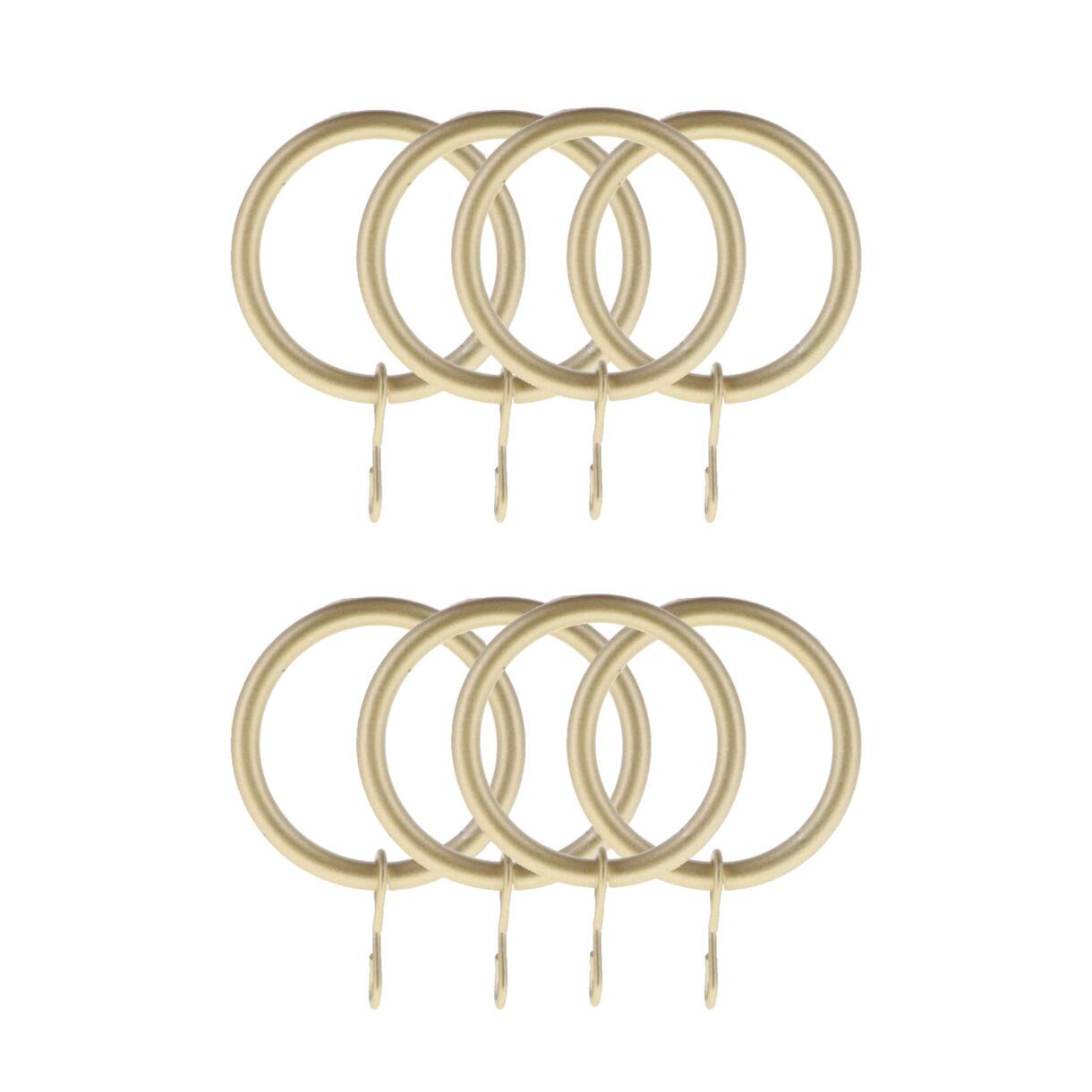 Set van 8 gordijnroede ringen (D20 mm) Jim Goud