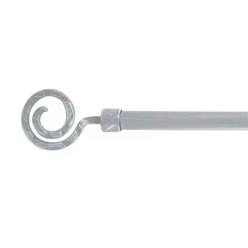 Kit de tringle extensible (L120 - L210 cm / D19 mm) Demeure Gris 1