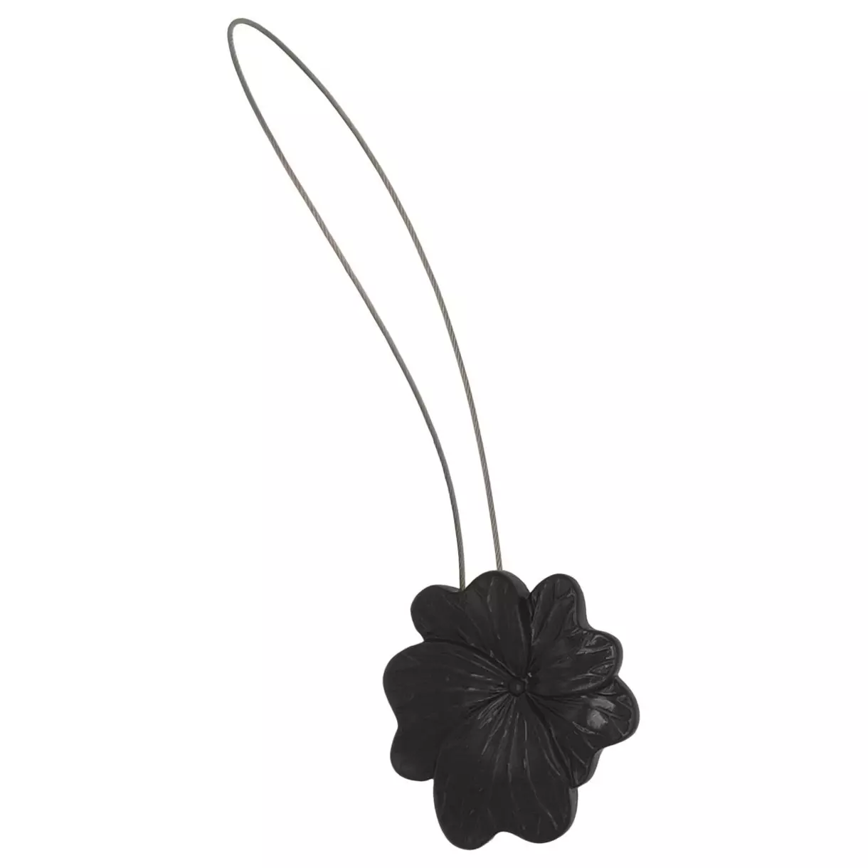 Embrasse rideau aimantée Eva Noire 1