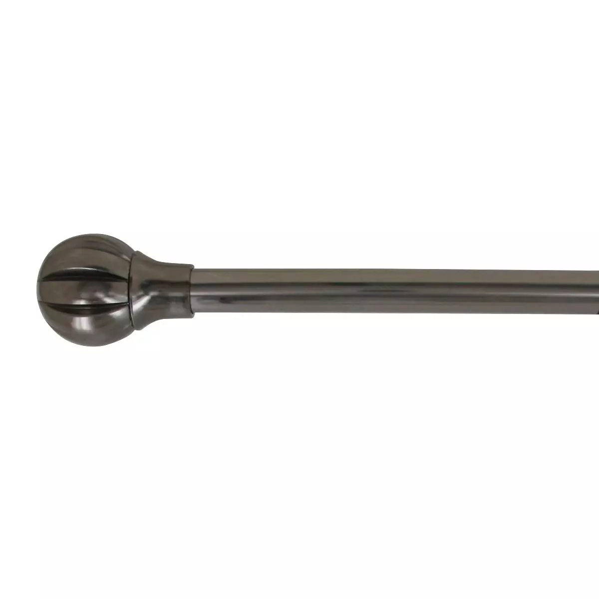 Kit para barra extensible (L210 - L380 cm / D19 mm) Touch of zen Gris grafito 1