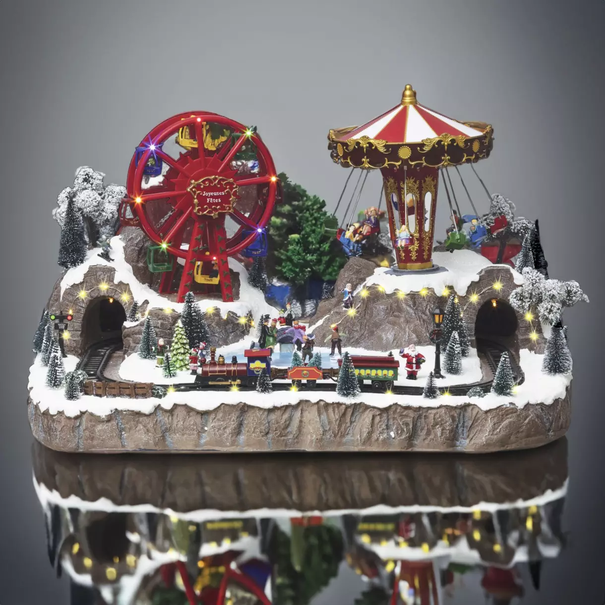 Village de Noël lumineux et musical Grande fête foraine 1