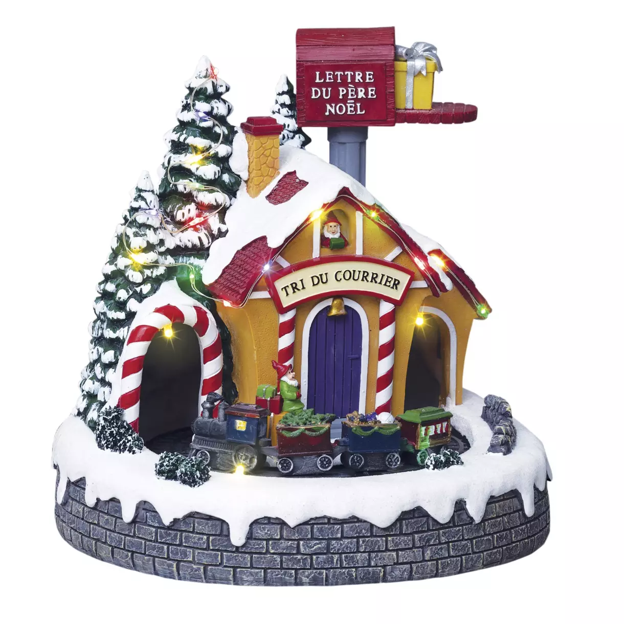 Maison Poste du Père Noel à piles 1