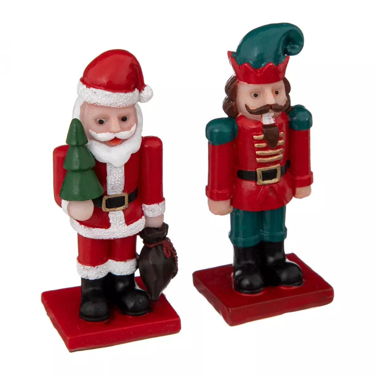 Figuren Casse-Noisette voor een dorp