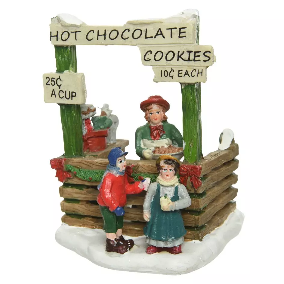 Scène de rue Stand de Chocolat Chaud 1