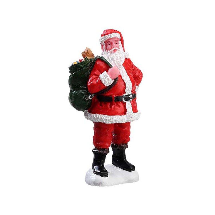 Personaje Lemax Papá Noel y su saco