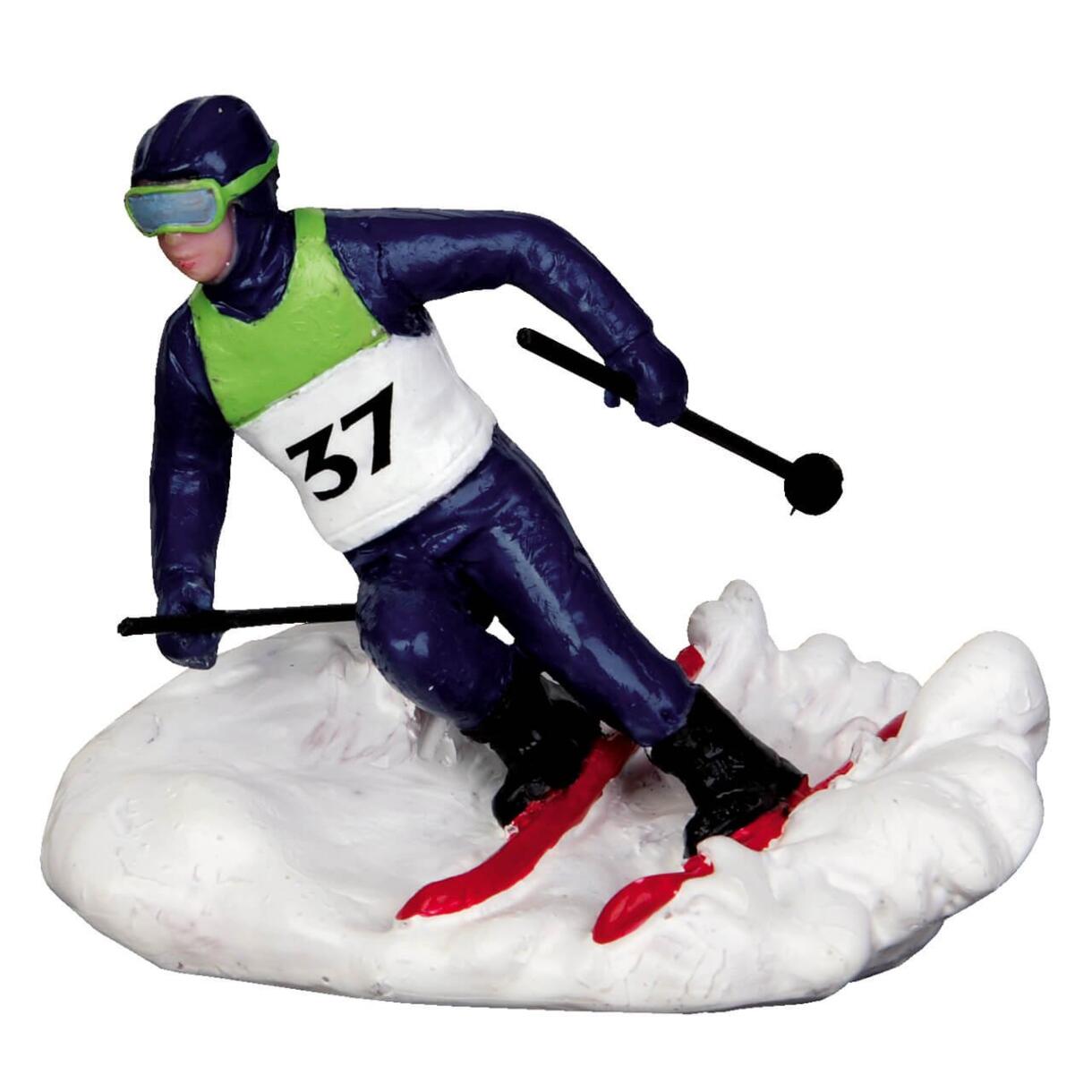 Personaggio Lemax Sciatore di slalom