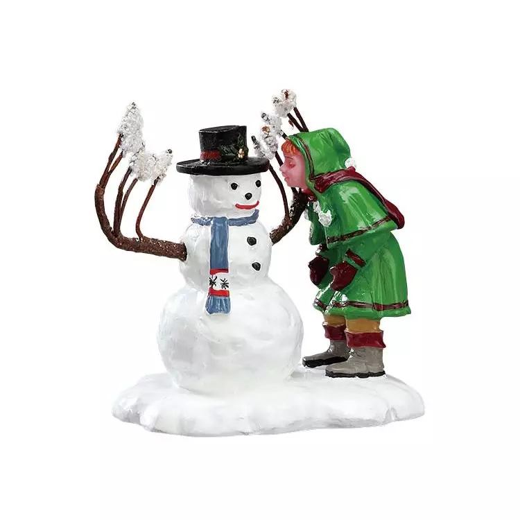 Personaje Lemax amante de la nieve