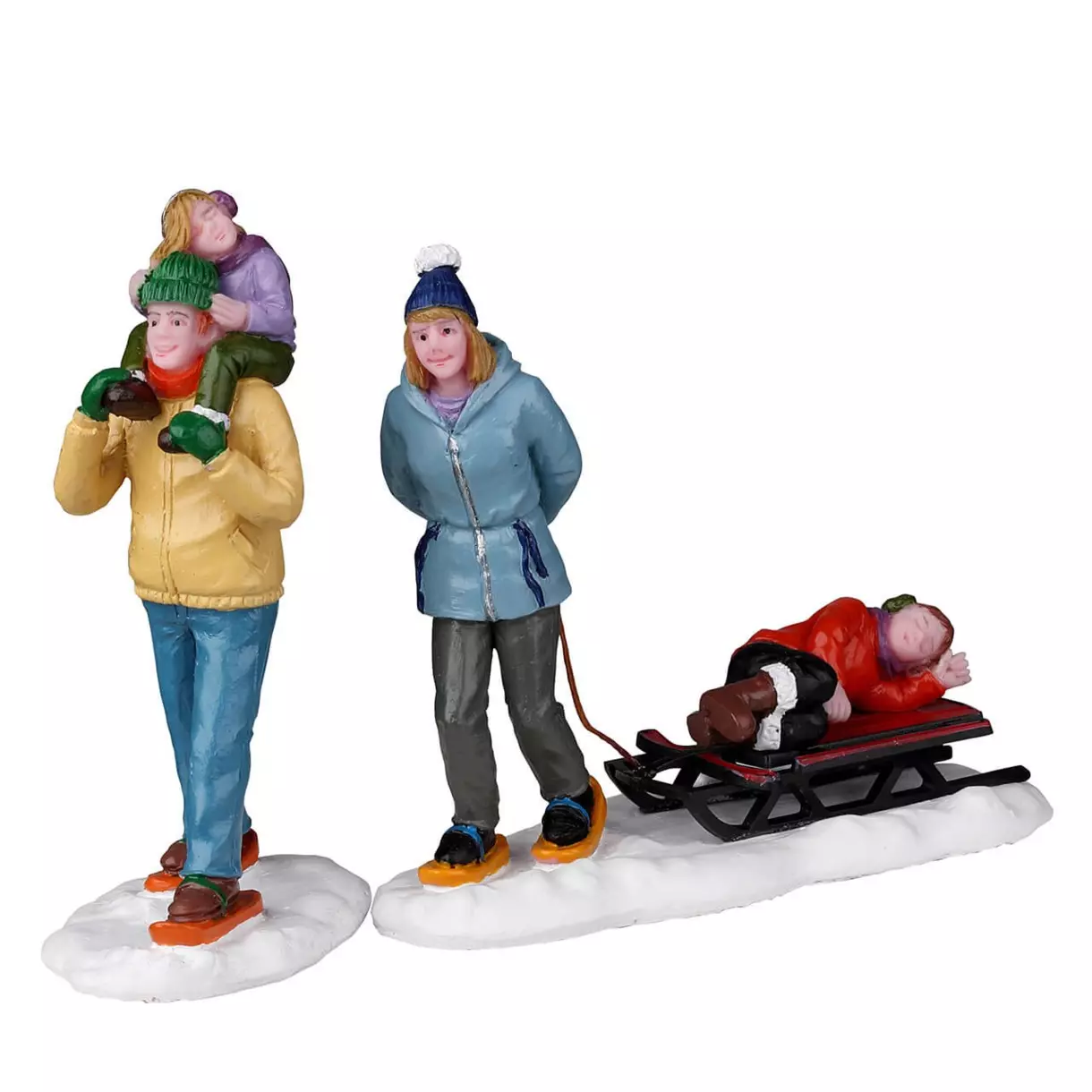 Personages Lemax Sneeuwschoenwandeling