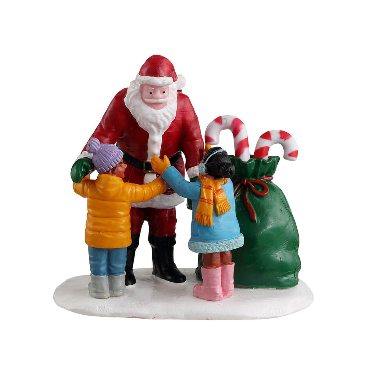Figur Lemax Weihnachtsmann mit Zuckerstangen