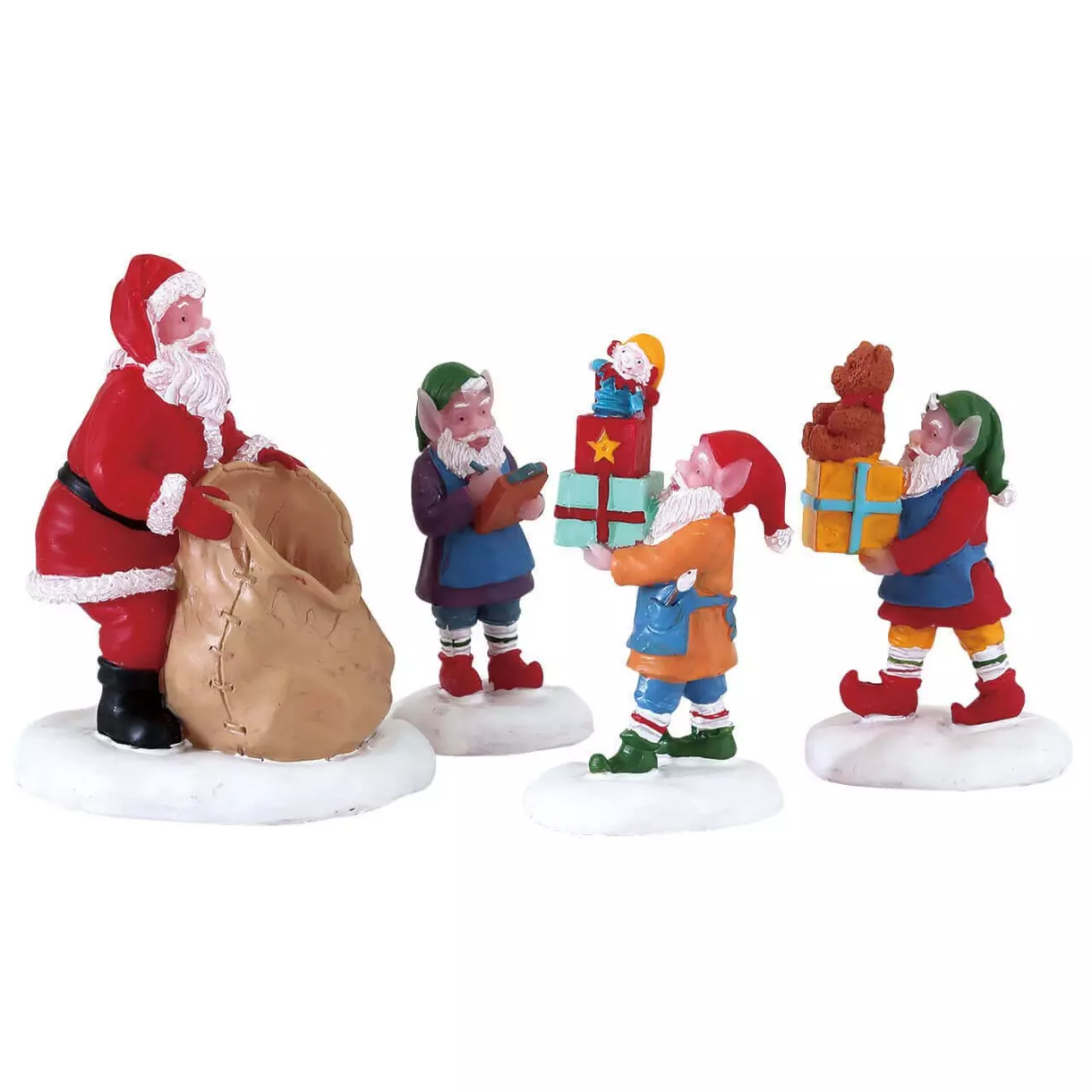 Personnages Lemax En route pour les cadeaux