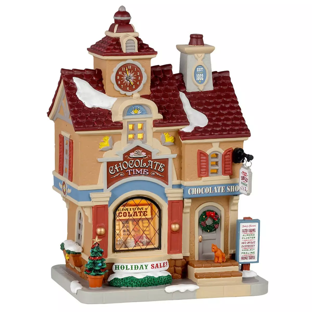 Feu De Camp à Piles Lemax - Pour Village De Noël - 4,5 V - Dimensions 3,6 X 5,1 X 4,6 Cm