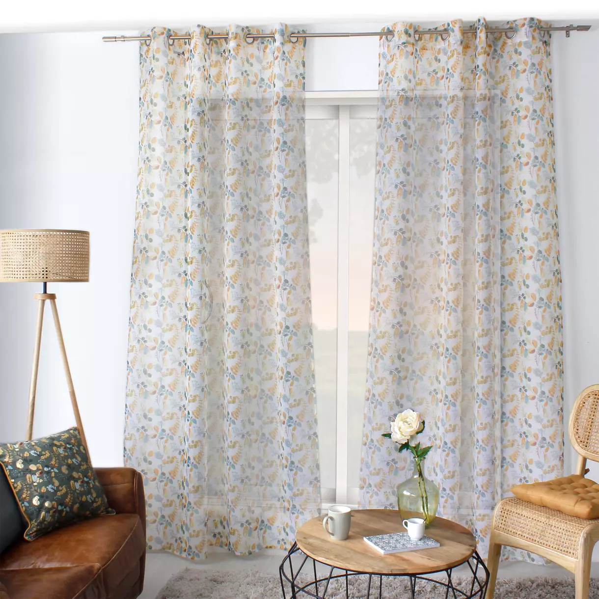 Voilage (140 x 240 cm) Ashley Multicolore 1