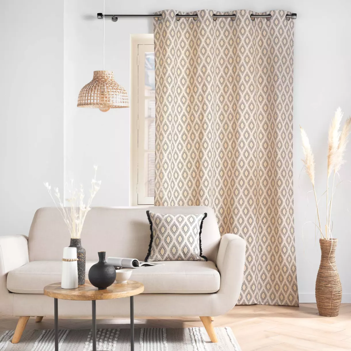Cortina (140 x 240 cm) Oroicia Crudo