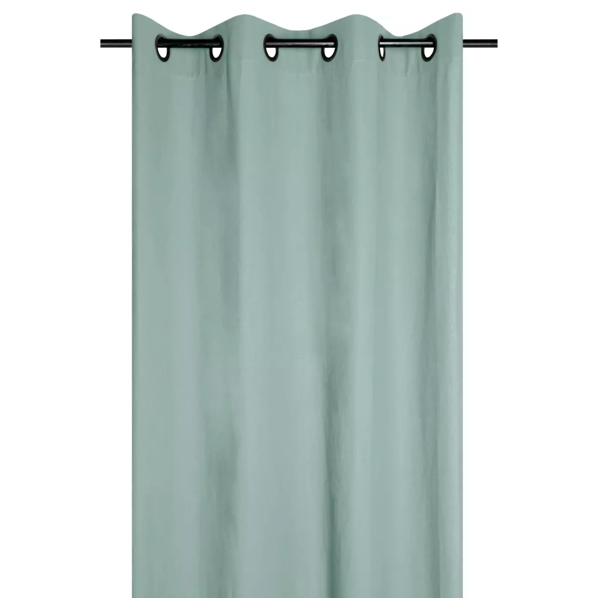 Cortina algodón (135 x 240 cm) Duo Verde jade
