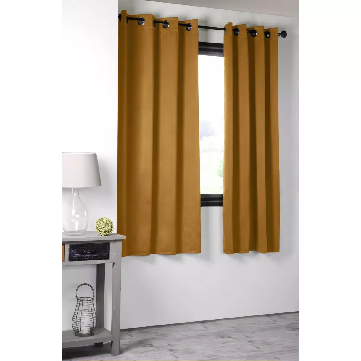 Rideau occultant (135 x H180 cm) Notte Marron camel 1