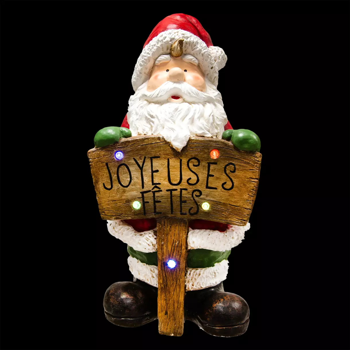 Grand Père Noël Elliot lumineux 1