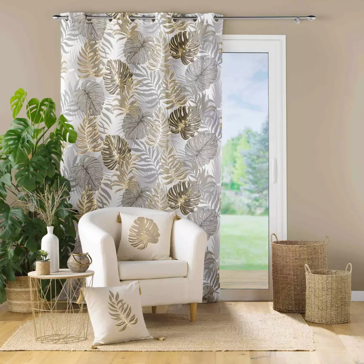 Rideau (140 x 280 cm) Mogador Beige 1
