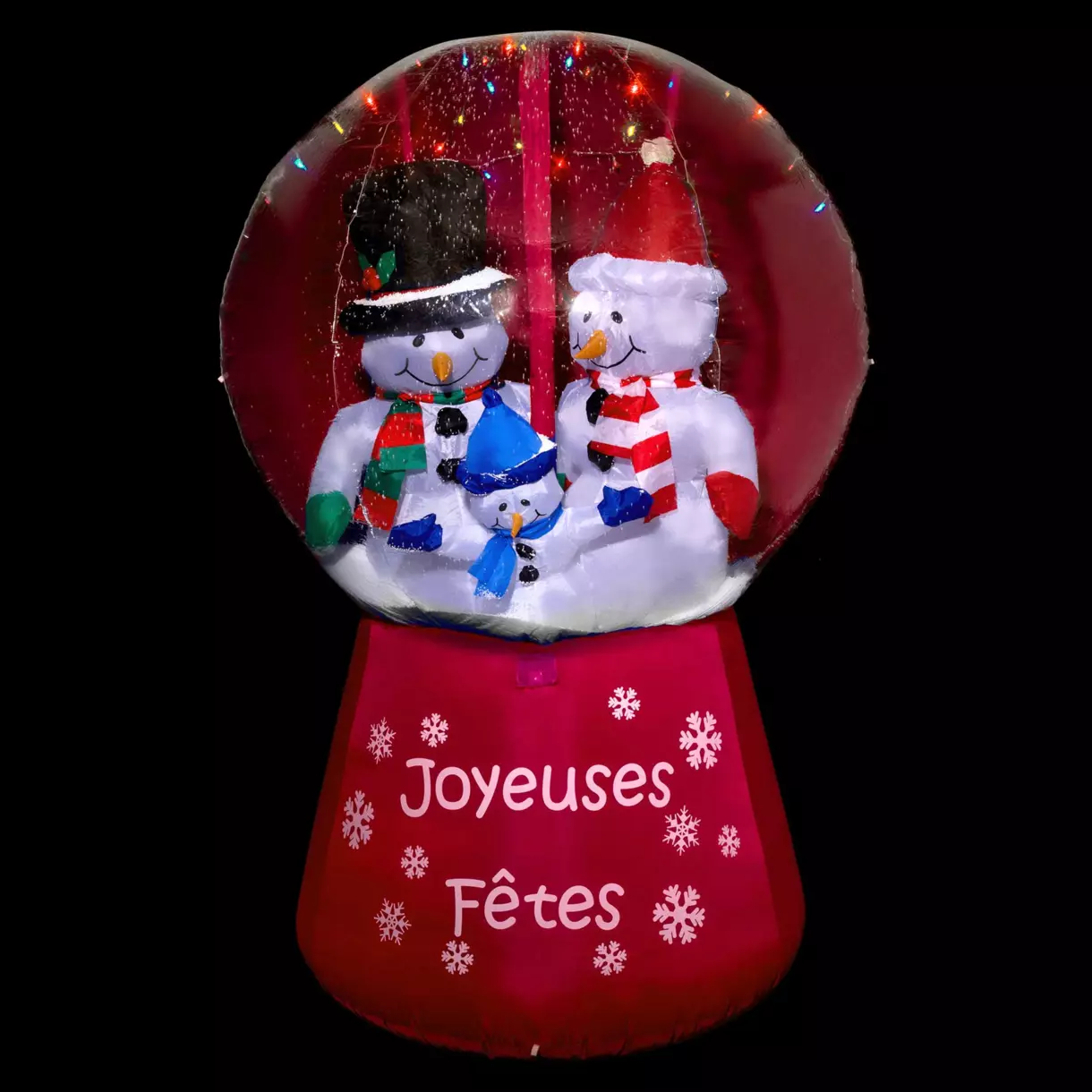 Globo de nieve gigante inflable 1