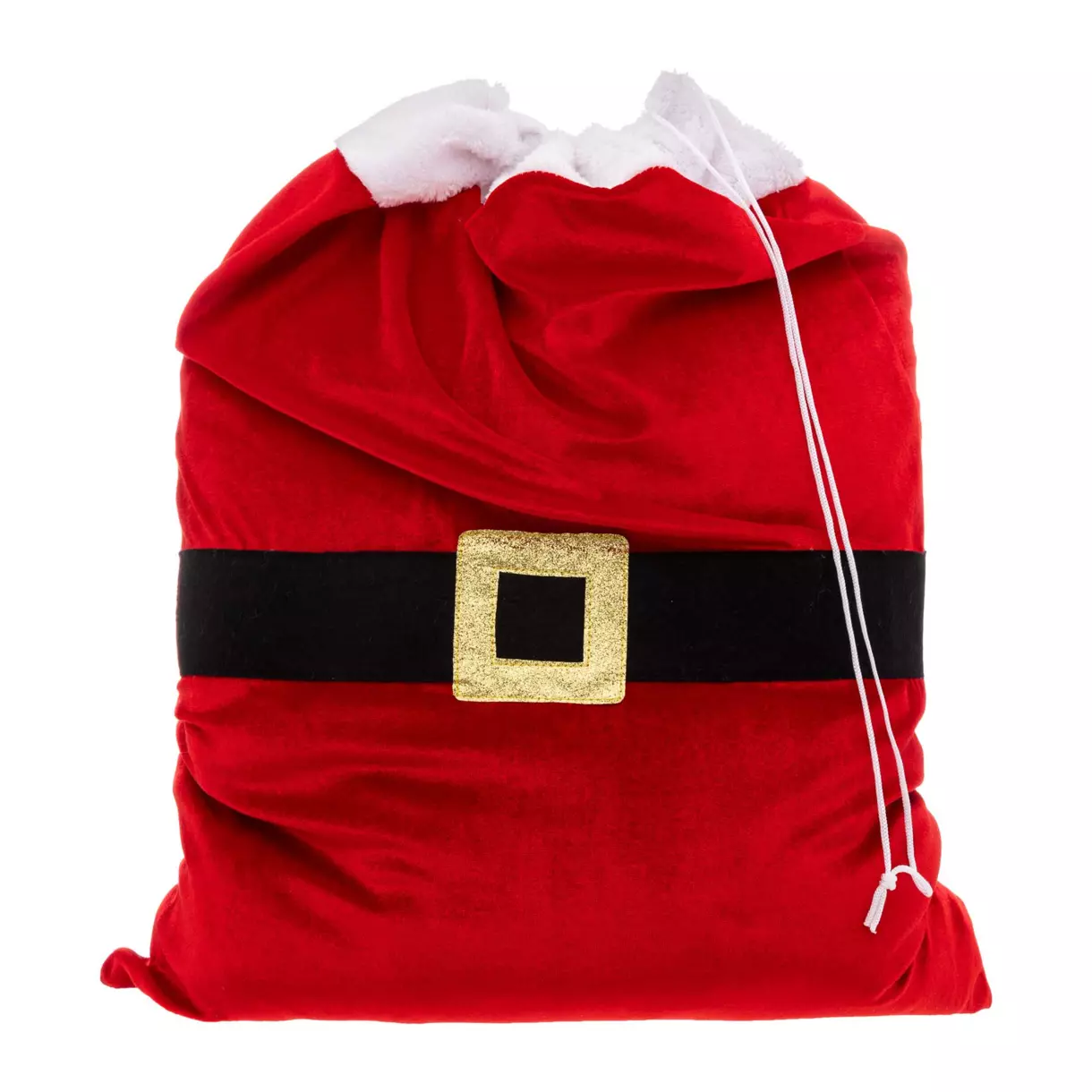 Bolsa regalo de tejido Chaqueta de Papá Noel Rojo 1