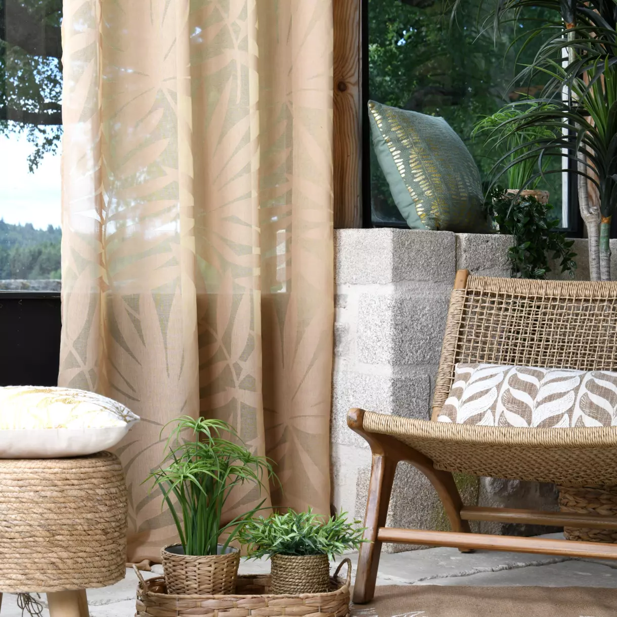 Visillo (140 x 260 cm) Quito Beige