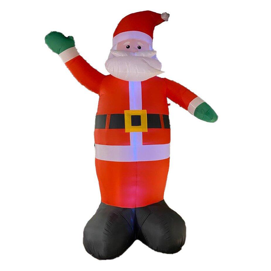 Père Noël gonflable Géant lumineux 1