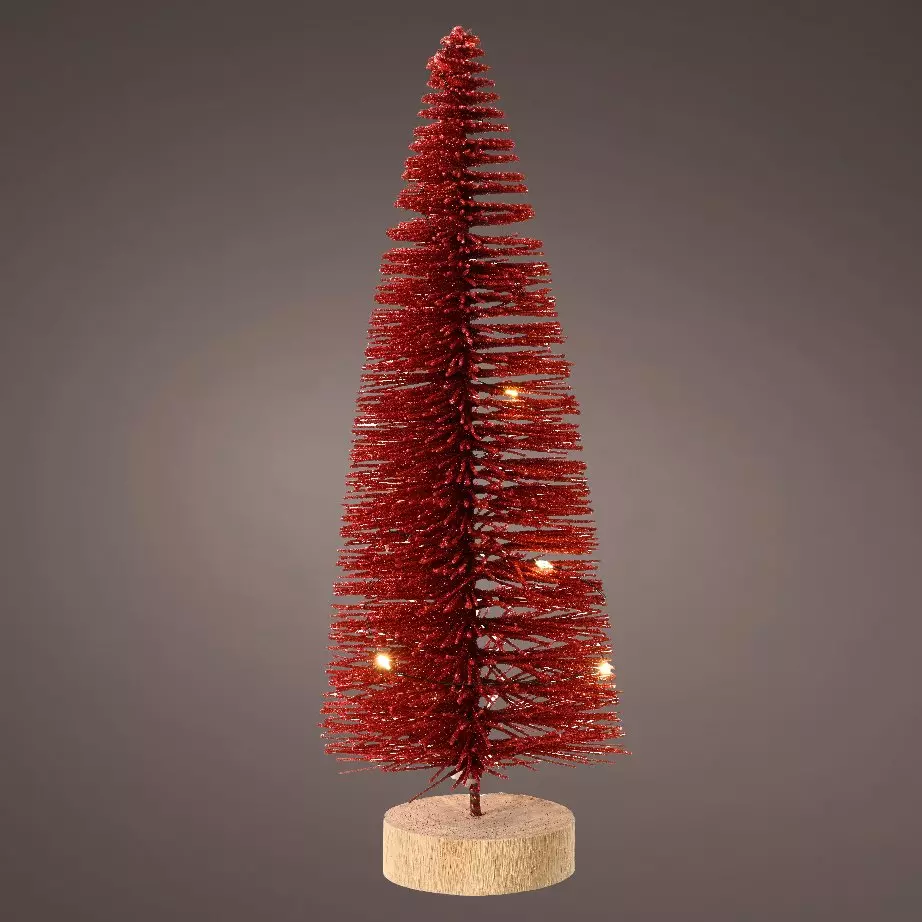 Sapin lumineux Lidy 30 cm Rouge 1