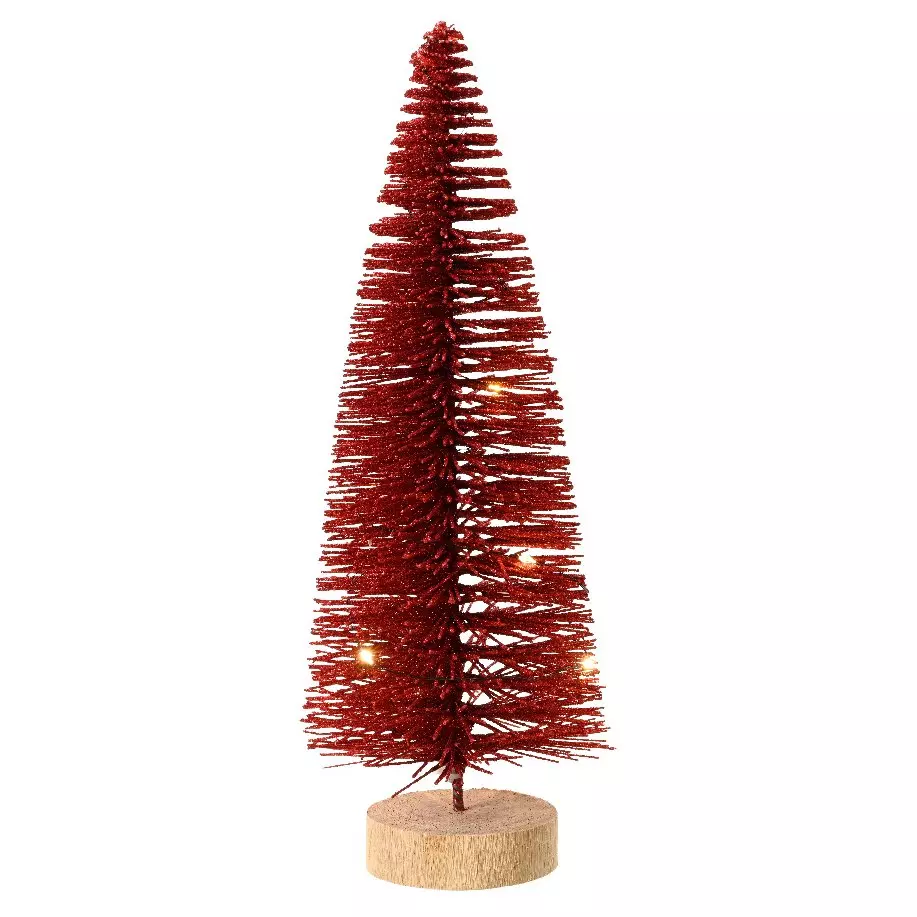 Sapin lumineux Lidy 30 cm Rouge  6