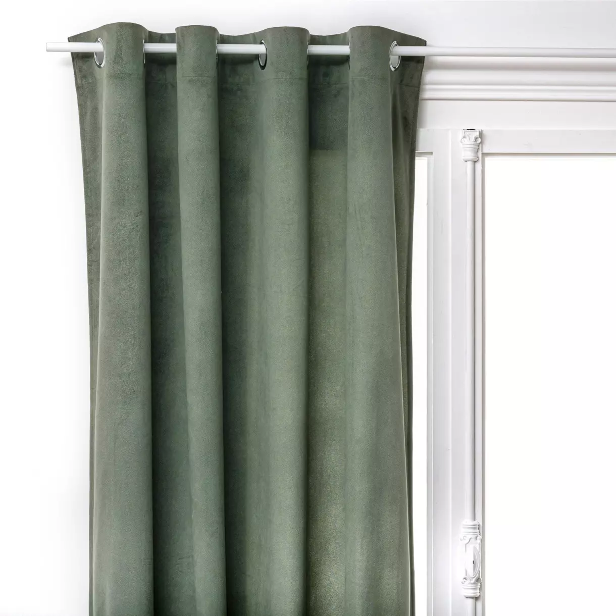 Rideau (140 x 260 cm) Lilou Vert kaki 1