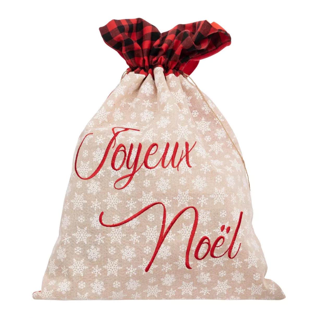 Sac cadeau en tissu Message 