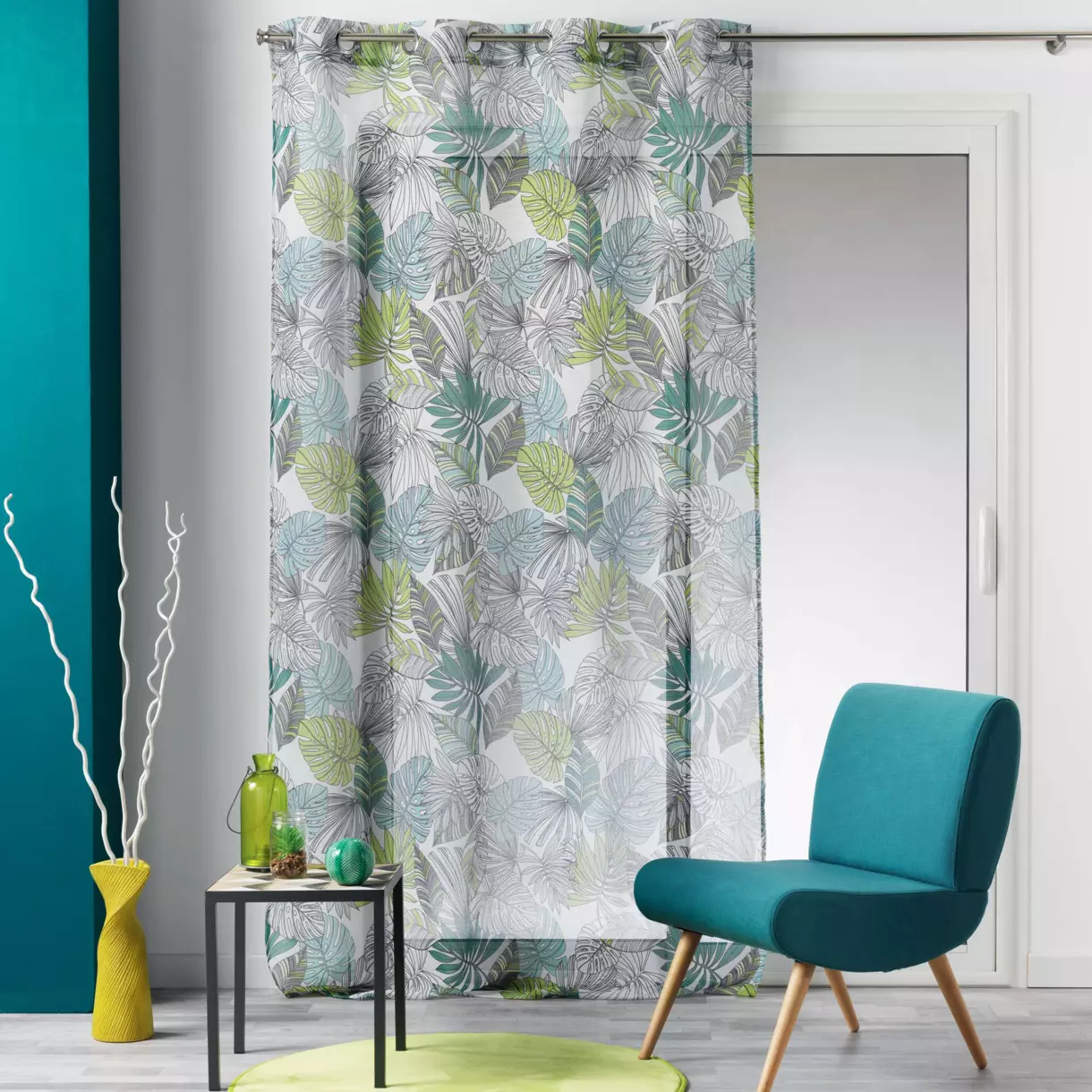 Voilage (140 x 240 cm) Cap Nature Vert 1