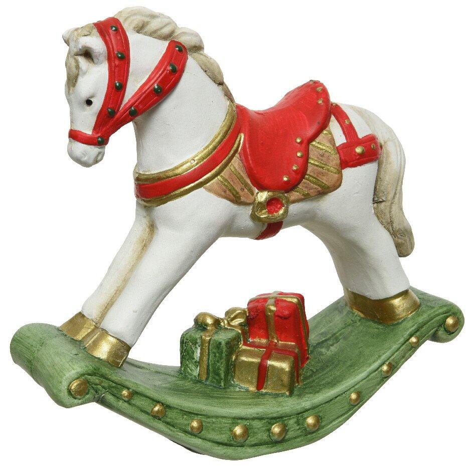 Cavallo di Natale a dondolo 1