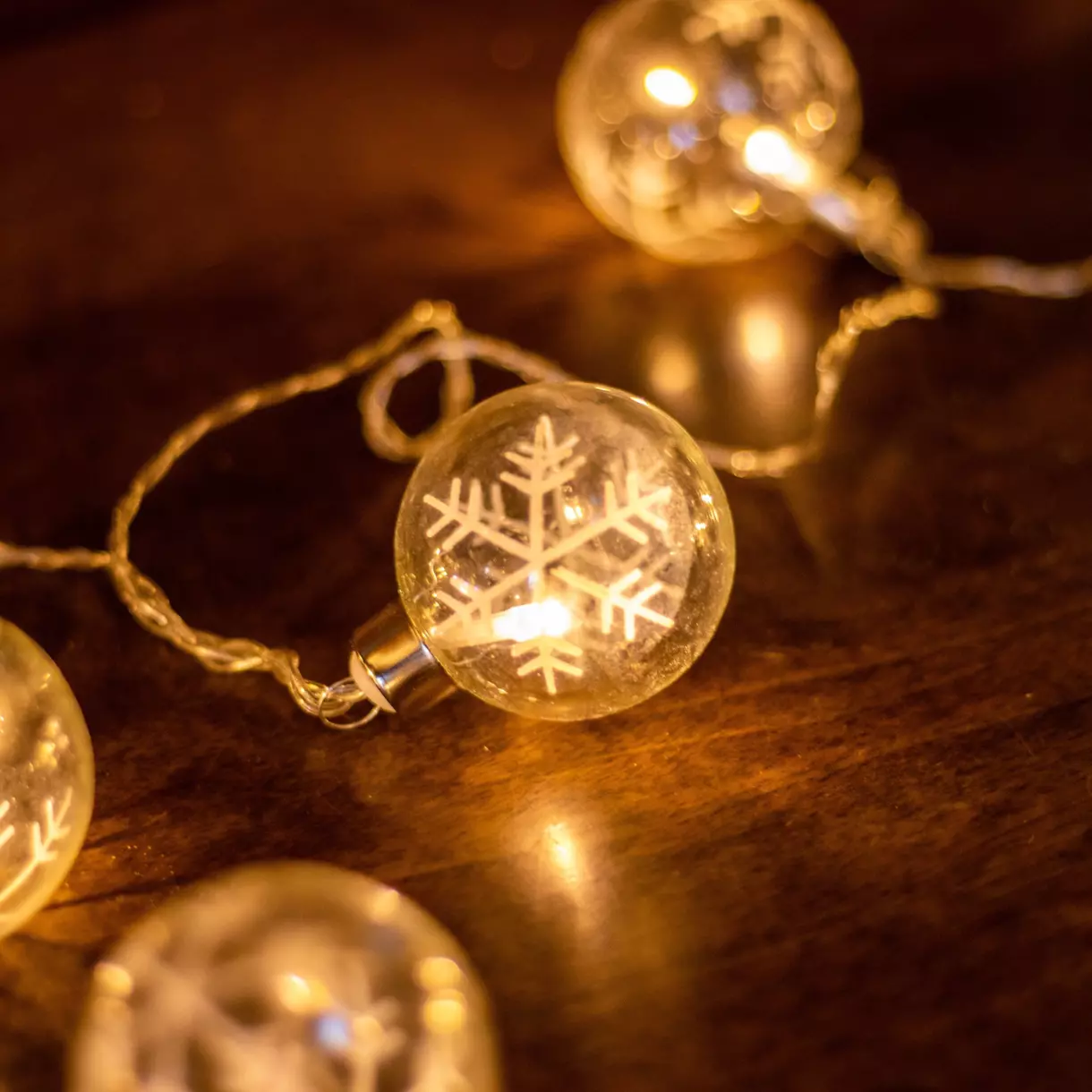 Guirlande lumineuse à piles Blanc chaud 20 LED 1