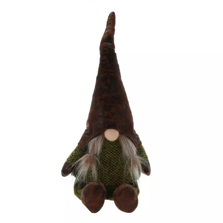 Lutin de Noël Hector Marron H50 cm 1
