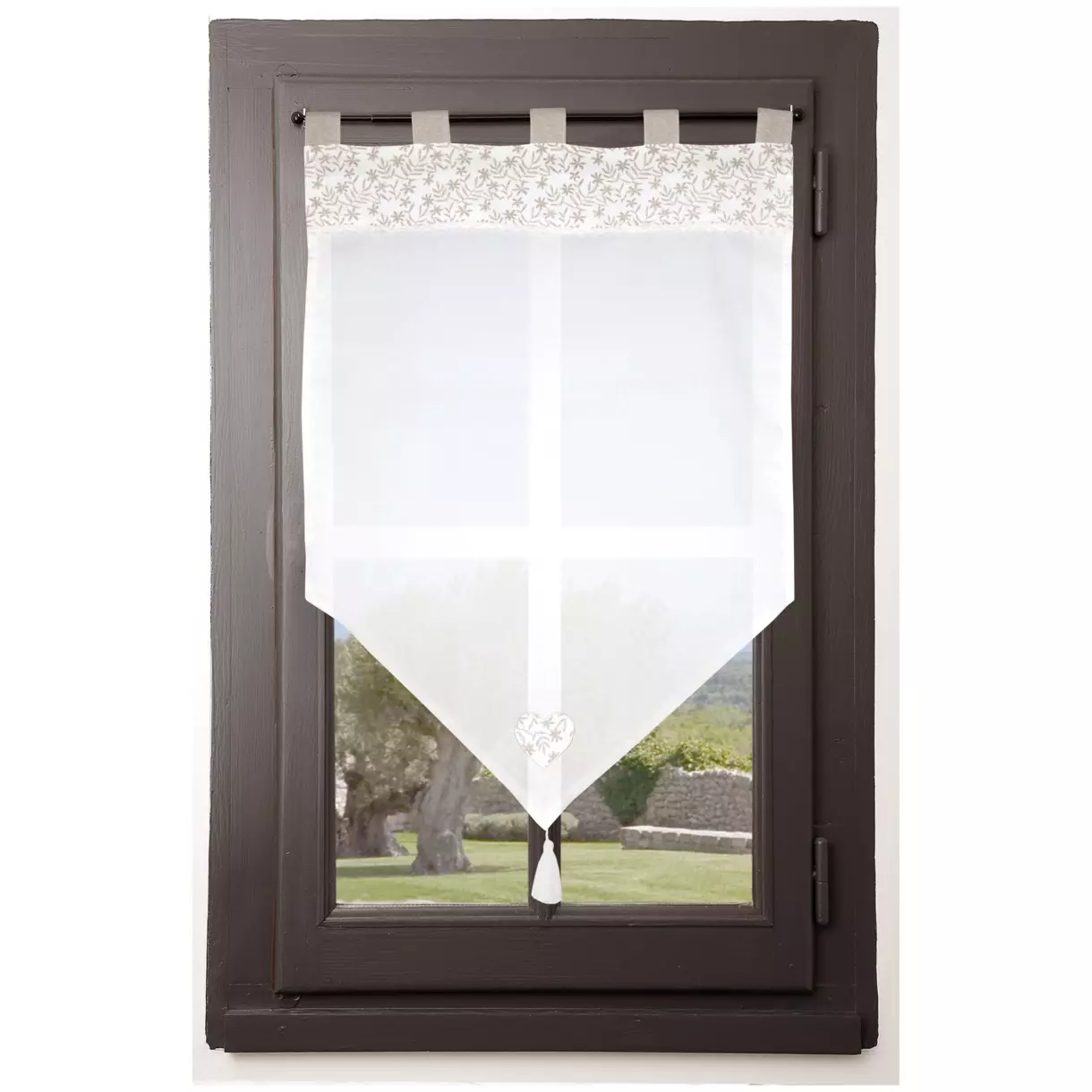 Visillo para ventana (45 x 60 cm) Sophie Beige 1
