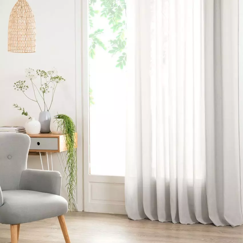 Visillo (140 x Alto 240 cm) Ana Blanco 1