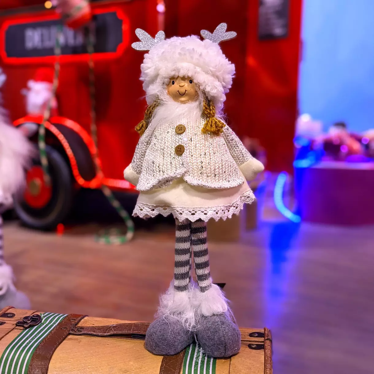 Lutin de Noël Fillette Elia H40 cm 1