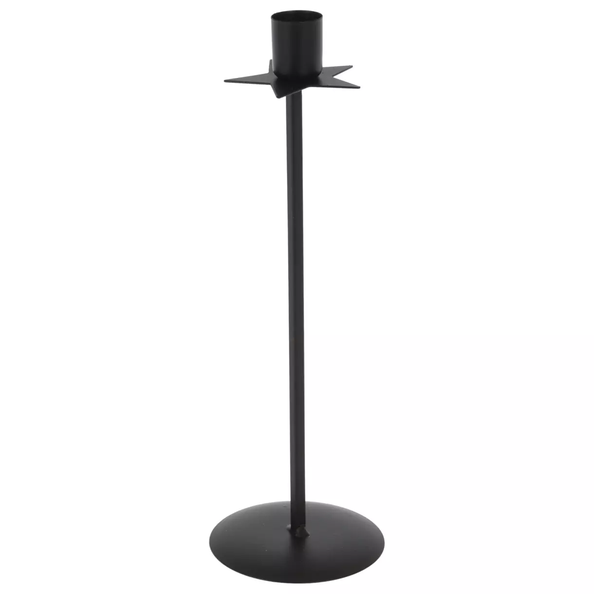Kaarsenhouder Star grand format Zwart 1