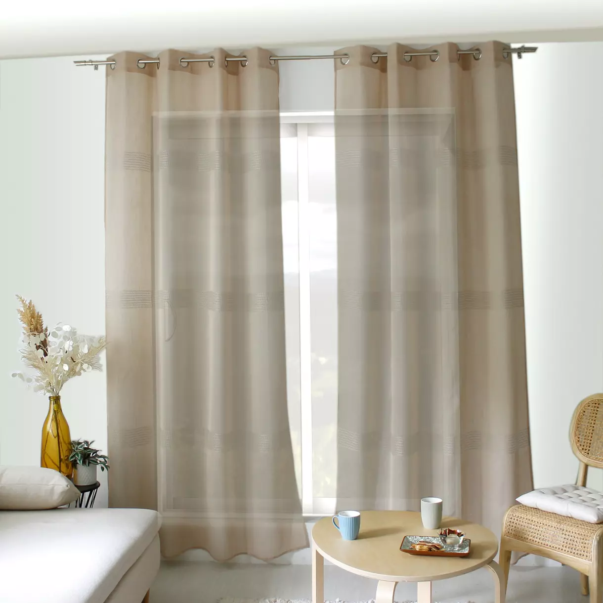 Visillo (140 x 240 cm) Mia Beige
