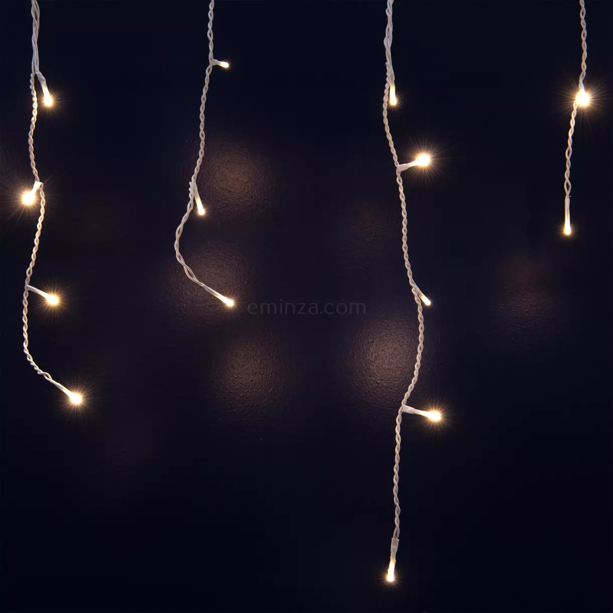 Stalactite lumineuse Stars L20 m Blanc chaud 490 LED CB 6