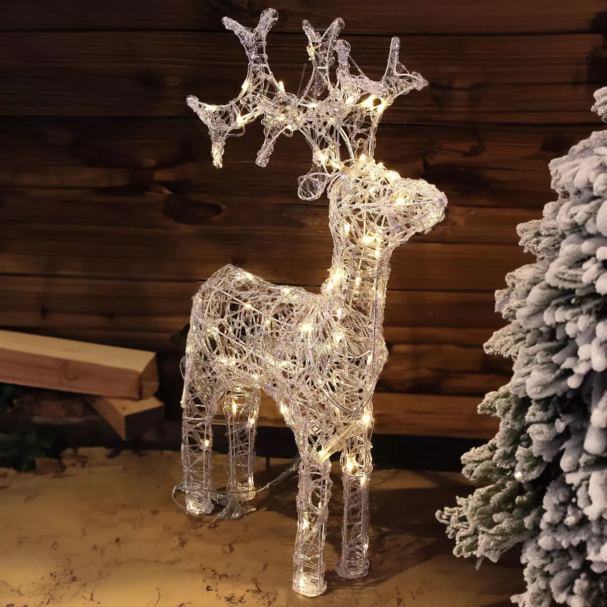 Reno luminoso Pilou Blanco cálido 80 LED 1