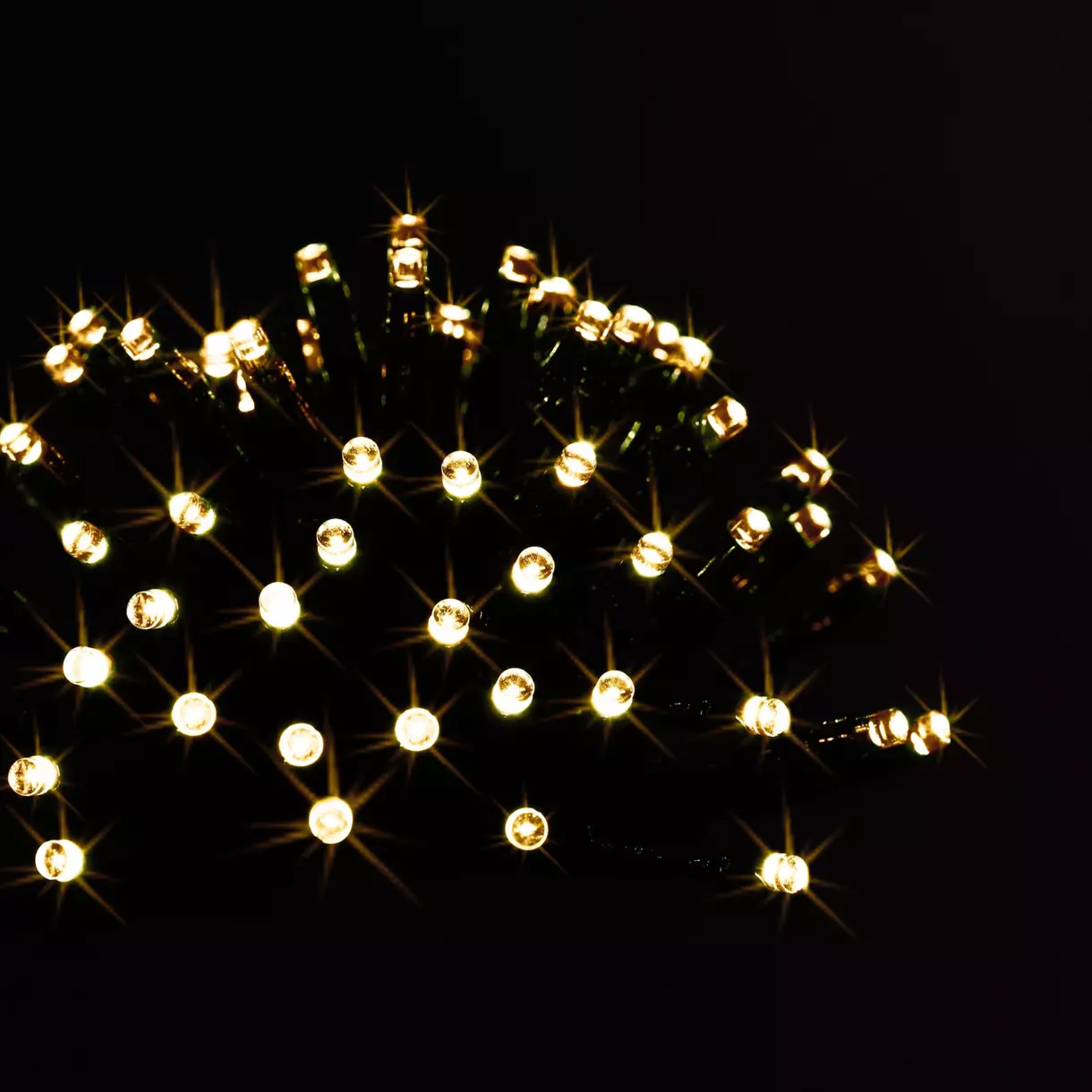 Luces de Navidad Solar 20 m Blanco cálido 200 LED 1