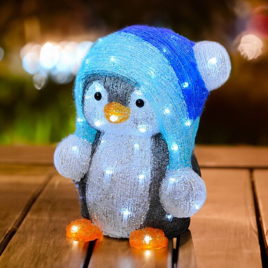 LED Pinguin Fripon Kaltweiß 60 LEDs