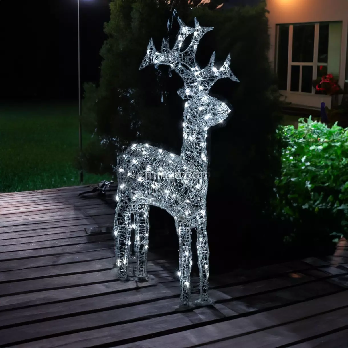 Reno luminoso Flashing light Oziris H90 cm Blanco frío 80 LED 1