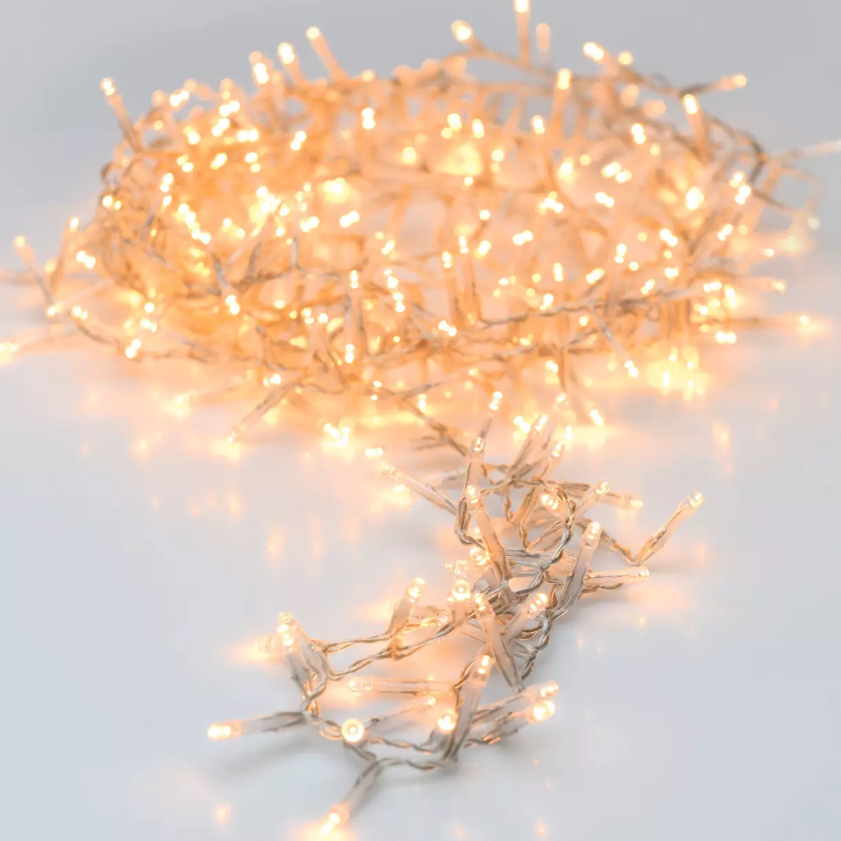 Luces de Navidad Lujo 8 m Blanco cálido 400 LED 1